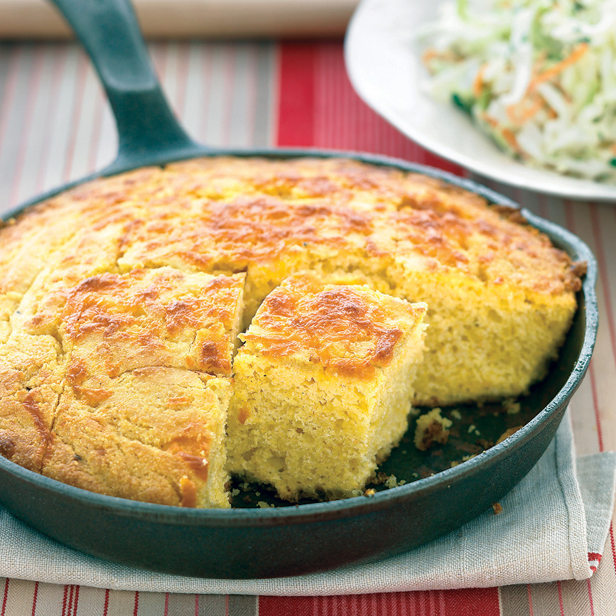 Cheddar Cornbread Recipe & Video | Martha Stewart